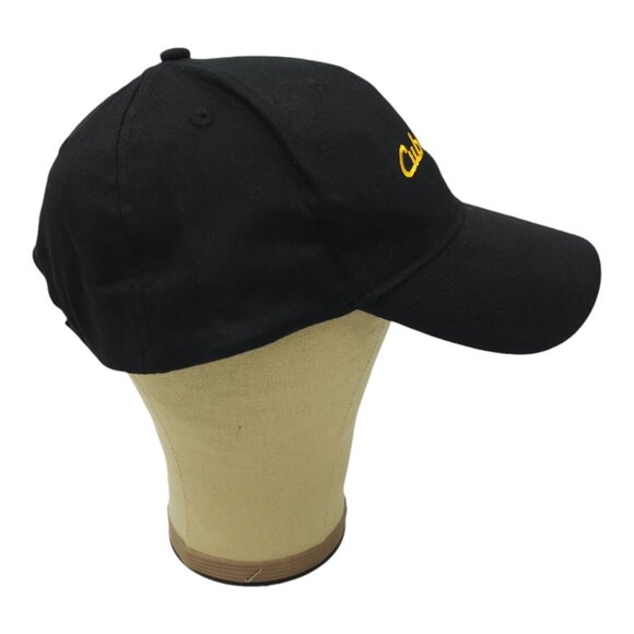 Cub Cadet Cap Embroidered Logo Strapback Trucker Baseball Black Yellow Hat - Picture 11 of 13